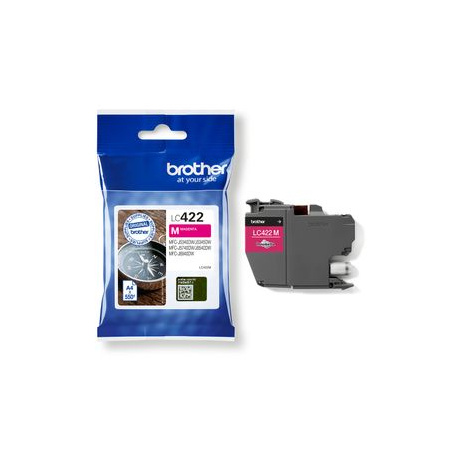 Brother LC422M - Magenta - original - ink cartridge - for Brother MFC-J5340DW, MFC-J5740DW, MFC-J6540DW, MFC-J6940DW - 2
