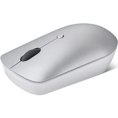 Lenovo - Mouse - compact - right and left-handed - optical - 4 buttons - wireless - 2.4 GHz - USB-C wireless receiver - cloud grey - brown box - CRU - for IdeaPad 1 14; 3 14; 5 Pro 14; ThinkBook 13x G2 IAP; 14s Yoga G2 IAP; ThinkPad T14s Gen 3 - 3