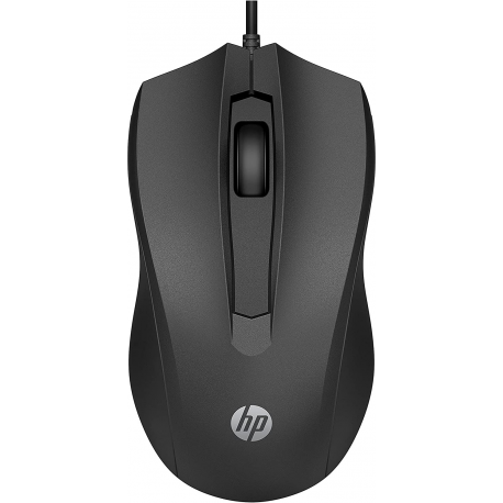 HP 100 - Mouse - right and left-handed - optical - 3 buttons - wired - USB - for OMEN by HP 16; Victus by HP 16; HP 14, 15, 17; ENVY 15; Pavilion Aero 13; Spectre x360 - 1