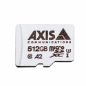 AXIS Surveillance - Flash memory card (microSDXC to SD adapter included) - 512 GB - A2 / UHS-I U3 / Class10 - microSDXC UHS-I - for AXIS M4308, M5525, M7116, P3727, P3818, Q1656, Q3536, Q6100; M42 Network Camera Series