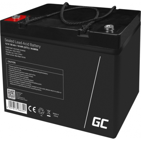 Green Cell AGM - Battery - Lead Acid - 50 Ah - black - 1