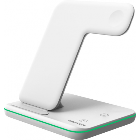 Canyon WS-303 - Wireless charging stand - 3-in-1 - 15 Watt - 2.7 A - Fast Charge - white - 4