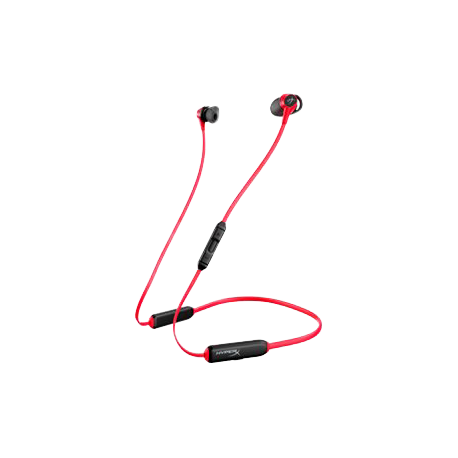 HyperX Cloud Buds - Earphones with mic - in-ear - neckband - Bluetooth - wireless - black, red - 0