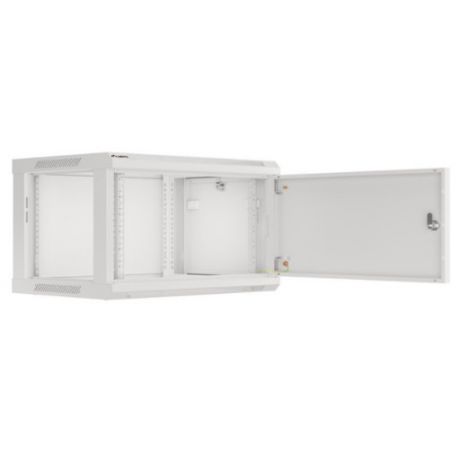 Lanberg WF01-6406-00S - Rack cabinet - wall mountable - grey, RAL 7035 - 6U - 19" - 1