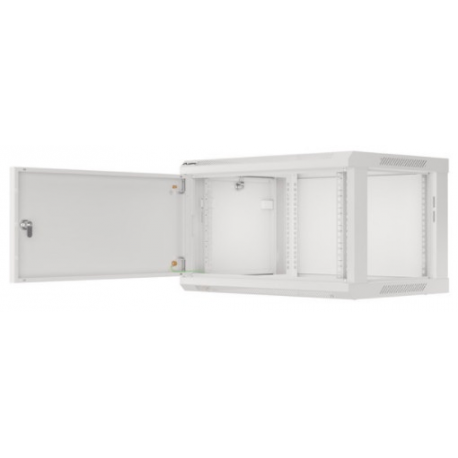 Lanberg WF01-6406-00S - Rack cabinet - wall mountable - grey, RAL 7035 - 6U - 19" - 3
