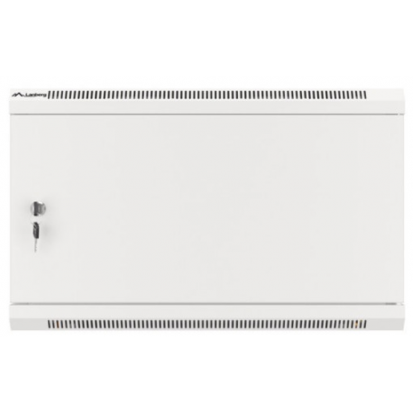 Lanberg WF01-6406-00S - Rack cabinet - wall mountable - grey, RAL 7035 - 6U - 19" - 8