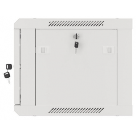 Lanberg WF01-6406-00S - Rack cabinet - wall mountable - grey, RAL 7035 - 6U - 19" - 9
