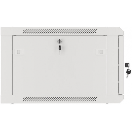 Lanberg WF01-6606-00S - Rack cabinet - wall mountable - grey, RAL 7035 - 6U - 19" - 3