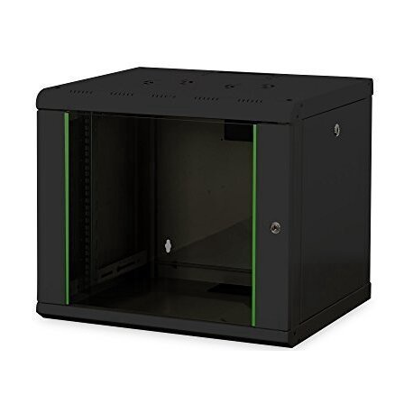 DIGITUS Professional Unique DN-19 09-U-SW - Rack cabinet - black, RAL 9005 - 9U - 19" - 0