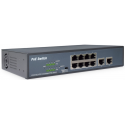 DIGITUS DN-95323-1 - Switch - unmanaged - 8 x 10 / 100 (PoE+) + 2 x 10 / 100 (uplink) - desktop - PoE+ (120 W)