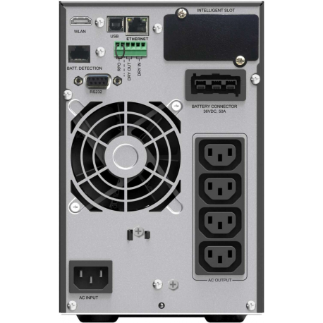 POWERWALKER UPS On-Line VFI 1500 ICT IOT 1/1 phase 1500VA PF1 4x IEC C13 outlets C14 USB/RS232 EPO LCD - 2