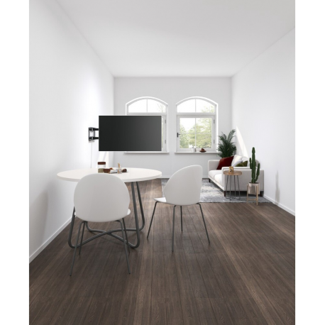 TECHly LED 300 - Mounting kit (wall mount) - for LCD TV  /  curved LCD TV (full-motion adjustable arm) - solid steel - black - screen size: 43"-80" - 7