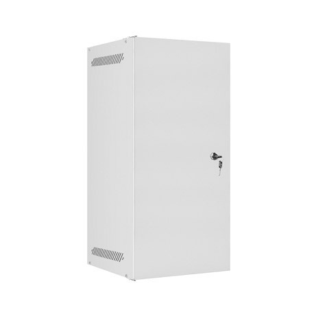 Lanberg - Rack cabinet - wall mountable - grey, RAL 7035 - 12U - 10" - 0