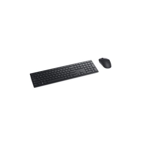 Dell Pro KM5221W - Keyboard and mouse set - wireless - 2.4 GHz - QWERTY - US International - black - 6