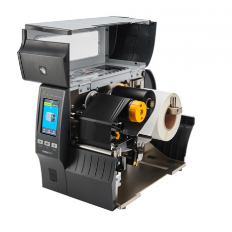 Zebra ZT400 Series ZT411 - Label printer - direct thermal  /  thermal transfer - Roll (11.4 cm) - 203 dpi - up to 356 mm / sec - USB 2.0, LAN, serial, USB host, Wi-Fi(ac), Bluetooth 4.1 - tear bar - 3