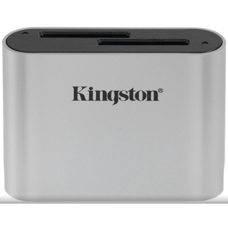 Kingston Workflow - Card reader (SDHC UHS-I, SDXC UHS-I, SDHC UHS-II, SDHC UHS-II) - USB-C 3.2 Gen 1 - 1