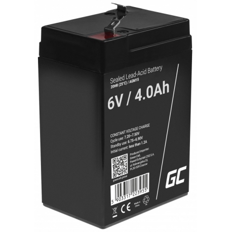 Green Cell - UPS battery - 1 x battery - Sealed Lead Acid (SLA) - 4 Ah - black - 5