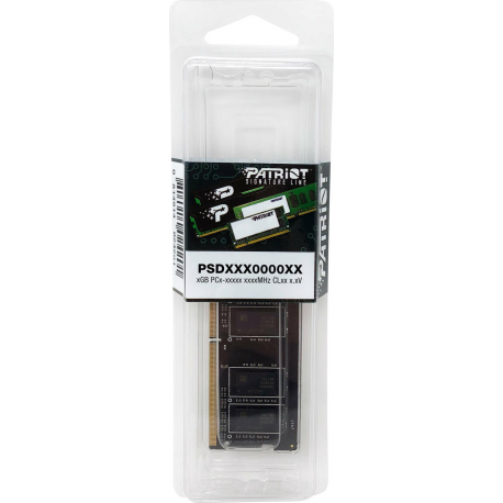 Patriot Signature Line - DDR4 - module - 16 GB - SO-DIMM 260-pin - 3200 MHz / PC4-25600 - CL22 - 1.2 V - unbuffered - non-ECC - 5