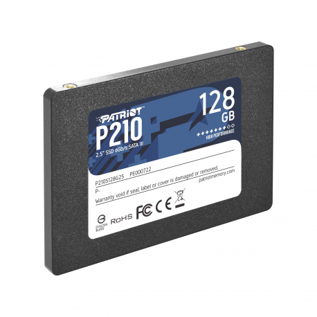 Patriot P210 - SSD - 128 GB - internal - 2.5" - SATA 6Gb / s - 2