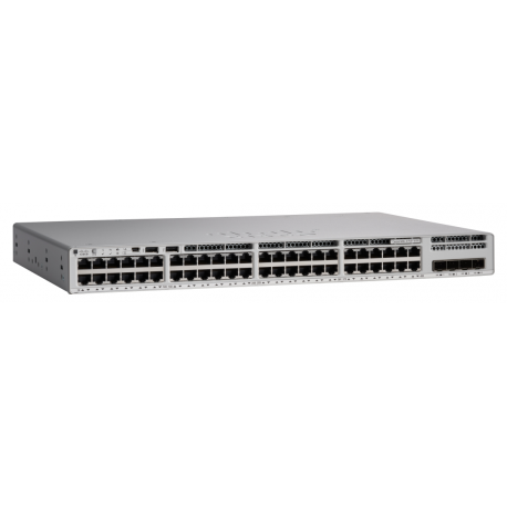 Cisco Catalyst 9200L - Network Essentials - switch - L3 - Managed - 48 x 10 / 100 / 1000 (PoE+) + 4 x 10 Gigabit SFP+ - rack-mountable - PoE+ - 2