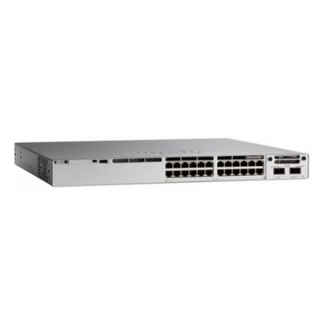 Cisco Catalyst 9200L - Network Essentials - switch - L3 - 24 x 10 / 100 / 1000 + 4 x 10 Gigabit SFP+ (uplink) - rack-mountable - 2