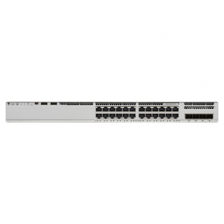 Cisco Catalyst 9200L - Network Essentials - switch - L3 - 24 x 10 / 100 / 1000 + 4 x 10 Gigabit SFP+ (uplink) - rack-mountable - 3