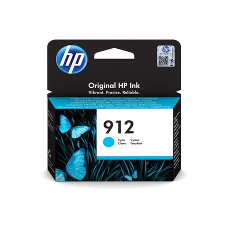 HP 912 - 2.93 ml - cyan - original - ink cartridge - for Officejet 80XX; Officejet Pro 80XX - 2