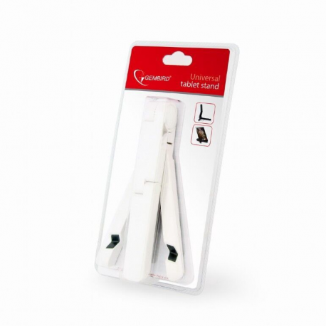 Gembird TA-TS-01 / W - Stand - for tablet - white - desktop - 8