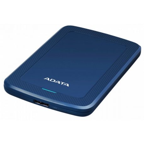 ADATA HV300 - Hard drive - 1 TB - external (portable) - USB 3.1 - 256-bit AES - blue - 2