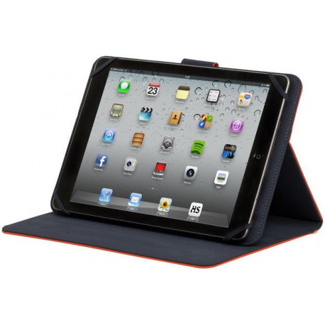 Riva Case Biscayne 3317 Universal - Flip cover for tablet - polyester - orange - 10.1" - 3