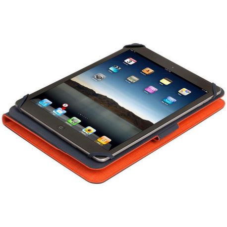 Riva Case Biscayne 3317 Universal - Flip cover for tablet - polyester - orange - 10.1" - 7