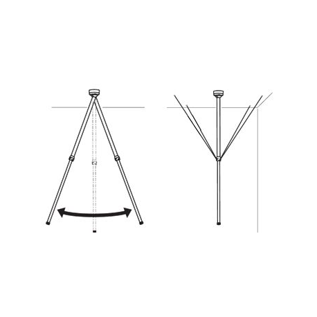 AXIS T91B50 - Camera mount - ceiling mountable - indoor, outdoor - 1