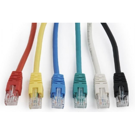 cablexpert - Patch cable - RJ-45 (M) to RJ-45 (M) - 25 cm - UTP - CAT 6 - molded, stranded - yellow - 1