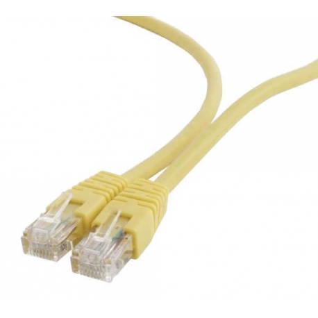 cablexpert - Patch cable - RJ-45 (M) to RJ-45 (M) - 25 cm - UTP - CAT 6 - molded, stranded - yellow - 3