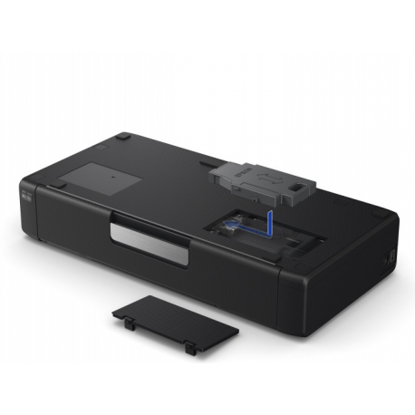 Epson WorkForce WF-100W - Printer - colour - ink-jet - A4 / Legal - 5760 x 1440 dpi - up to 7 ppm (mono)  /  up to 4 ppm (colour) - capacity: 20 sheets - USB 2.0, Wi-Fi(n) - 2