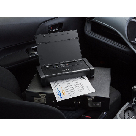 Epson WorkForce WF-100W - Printer - colour - ink-jet - A4 / Legal - 5760 x 1440 dpi - up to 7 ppm (mono)  /  up to 4 ppm (colour) - capacity: 20 sheets - USB 2.0, Wi-Fi(n) - 10