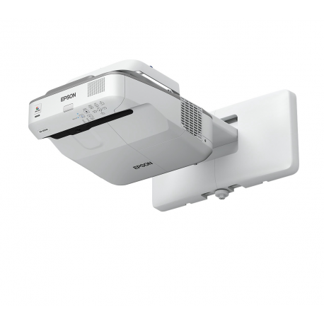 Epson EB-685Wi - 3LCD projector - 3500 lumens (white) - 3500 lumens (colour) - WXGA (1280 x 800) - 16:10 - 720p - LAN - grey, white - 9