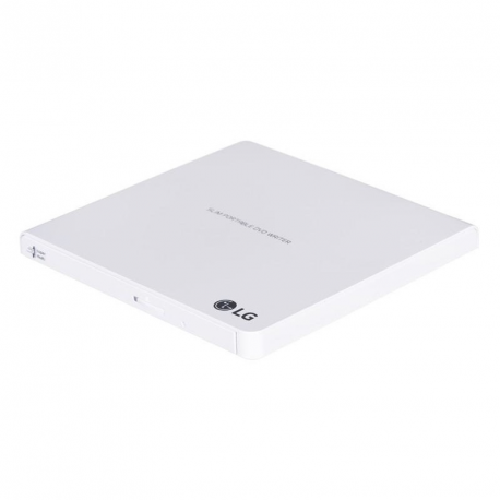 LG GP57EW40 - Disk drive - DVD±RW (±R DL)  /  DVD-RAM - 8x / 8x / 5x - USB 2.0 - external - white - 1