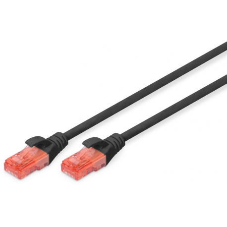DIGITUS Professional - Patch cable - RJ-45 (M) to RJ-45 (M) - 3 m - UTP - CAT 6e - booted, snagless - grey - 2