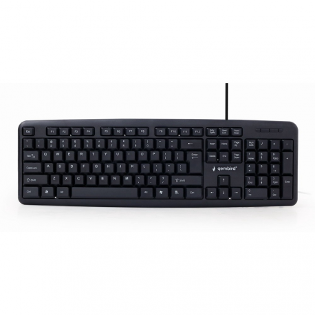 Gembird KB-U-103 - Keyboard - USB - Russian - black - 1