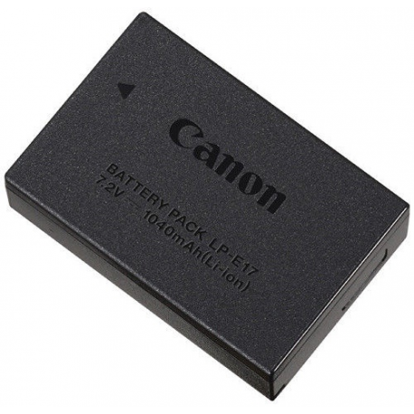 Canon LP-E17 - Battery - Li-Ion - 1040 mAh - for EOS 200, 250, 800, 850, 9000, Kiss X10, Kiss X9i, M6, Rebel SL3, Rebel T7i, Rebel T8i, RP - 2