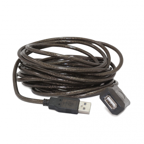 Cablexpert - USB extension cable - USB (M) to USB (F) - USB 2.0 - 10 m - black - 1