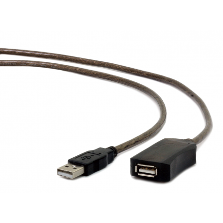 Cablexpert - USB extension cable - USB (M) to USB (F) - USB 2.0 - 10 m - black - 2