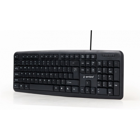 Gembird KB-U-103 - Keyboard - USB - US - black - 3