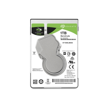 Seagate Guardian BarraCuda ST1000LM048 - Hard drive - 1 TB - internal - 2.5" - SATA 6Gb / s - 5400 rpm - buffer: 128 MB - 1