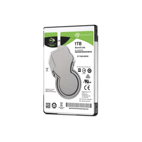 Seagate Guardian BarraCuda ST1000LM048 - Hard drive - 1 TB - internal - 2.5" - SATA 6Gb / s - 5400 rpm - buffer: 128 MB - 4