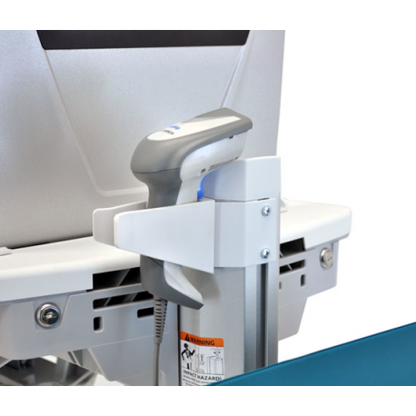 Ergotron StyleView - Cart - for LCD display  /  PC equipment - medical - plastic, aluminium, zinc-plated steel - grey, white, polished aluminium - screen size: up to 24" - 2