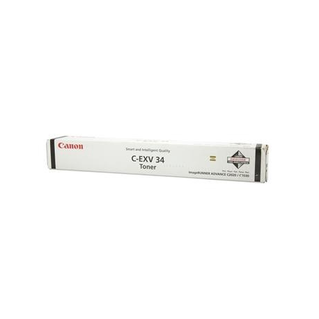 Canon C-EXV 34 - Black - original - toner cartridge - for imageRUNNER ADVANCE C2020i, C2020L, C2025i, C2030i, C2030L, C2220i, C2220L, C2225i, C2230i - 1