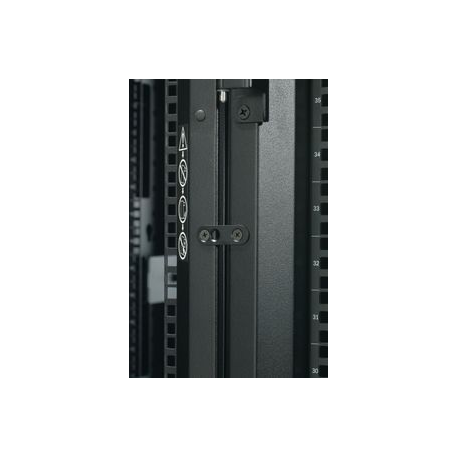 APC NetShelter SX Enclosure with Sides - Rack - black - 42U - 19" - 22