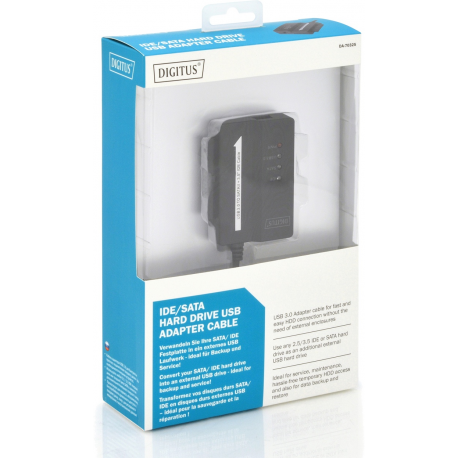 DIGITUS DA-70325 - Storage controller - 2.5", 3.5" - ATA  /  SATA 3Gb / s - USB 3.0 - 2